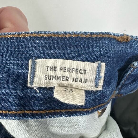 Madewell Size 25 The Perfect Summer Jean Destructed Edition Style#H5823 - Picture 8 of 11